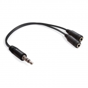    3.5 stereo plug -> 2x3.5 stereo jack, 0.15 , ExeGate (EX-CCA-415-0.15)