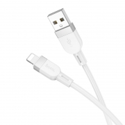 ������ USB 2.0 Am - 8 pin Lightning, 1 �, 2.4A, �����, �������, Hoco X109