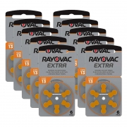 ��������� Rayovac Extra 13 ��� �������� ���������, 60 �� (6x10), �������