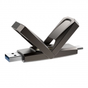 1Tb Netac US5 Dual USB 3.2/Type C (NT03US5C-001T-32TA)