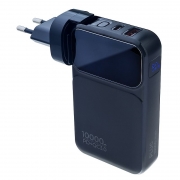  Perfeo Plug, 10000 /, QC3.0/ PD 22.5W, USB-A+C, ., . (PF_E1604)