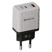   Defender UPA-132, QC4.0/PD3.0 30W, GaN, USB A+C,  (83230)
