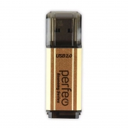 8Gb Perfeo E02 Gold Economy Series USB 2.0 (PF-E02Gl008ES)