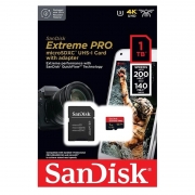 ����� ������ Micro SDXC 1Tb SanDisk Extreme Pro U3 V30 A2 + ������� SD (SDSQXCD-1T00-GN6MA)