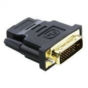 Адаптер DVI-D/M - HDMI/F, позолоченные контакты, 5bites (DH1803G)
