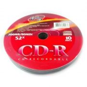 Диск CD-R VS 700Mb 52x Shrink, 10 шт (VSCDRSH1001)