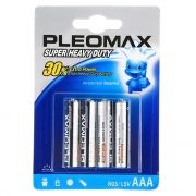 Батарейка AAA SAMSUNG PLEOMAX R03-4BL, солевая, 4шт, блистер