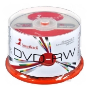 Диск DVD-RW SMARTTRACK 4,7 Gb 4x, Cake Box, 50шт (ST000530)