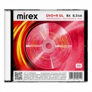 Диск DVD+R Mirex 8,5 Gb 8x Dual Layer, Slim Case (UL130062A8S)