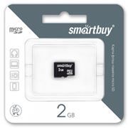 Карта памяти MicroSD 2 Gb SmartBuy без адаптера (SB2GBSD-00)