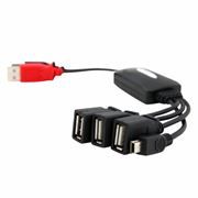 HUB 3-port CBR CH 170 USB 2.0 + miniB
